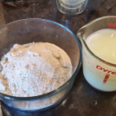 Flour blend & Whey/buttermilk blend